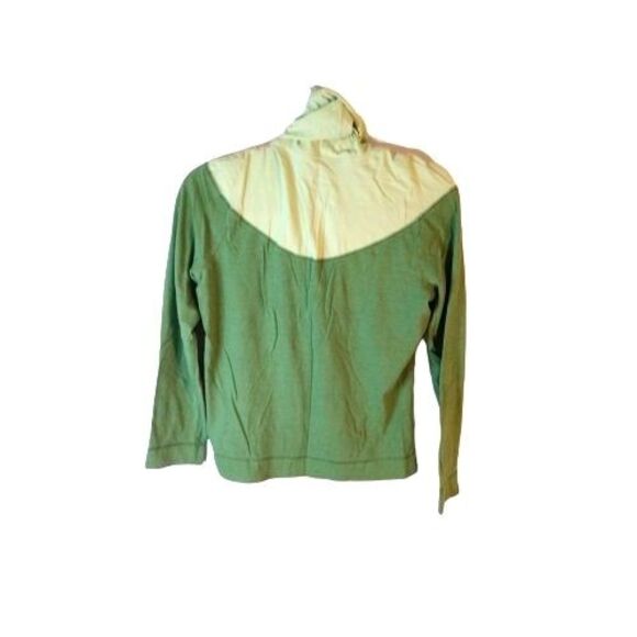 Nike Women’s Hoodie M Green Color Block Pullover Warm Up Jacket Athletic - Picture 3 of 4